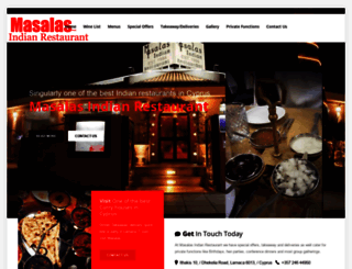 masalasindianrestaurant.com screenshot