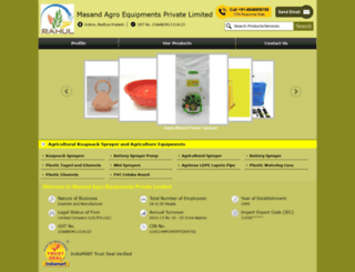 masandagroequipments.com screenshot