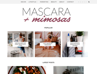mascaraandmimosas.com screenshot