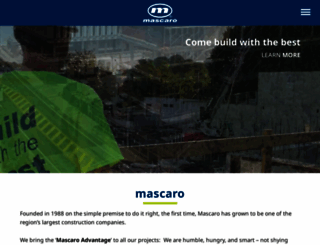 mascaroconstruction.com screenshot
