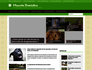 mascotadomestica.com screenshot