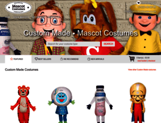 mascotcostumes.co.uk screenshot