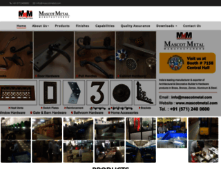 mascotmetal.com screenshot