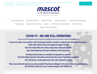 mascotservices.co.uk screenshot