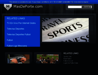 masdeporte.com screenshot