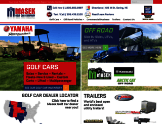 masekgolfcars.com screenshot