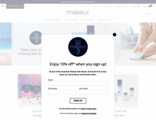 maseur.com screenshot