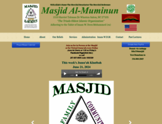 masjidalmuminun336.org screenshot