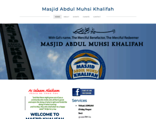 masjidkhalifah.com screenshot