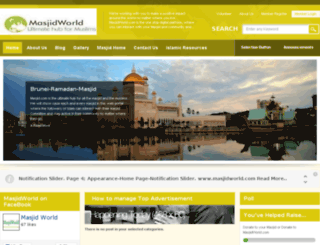 masjidworld.com screenshot