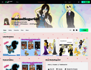 maskedsugargirl.deviantart.com screenshot