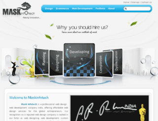 maskinfotech.com screenshot
