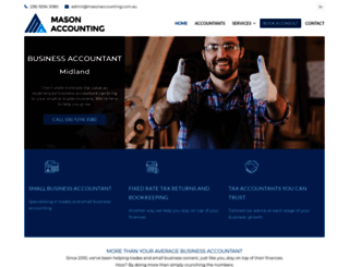 masonaccounting.com.au screenshot