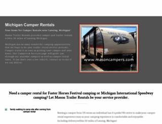 masoncampers.com screenshot
