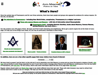 masonicinfo.com screenshot