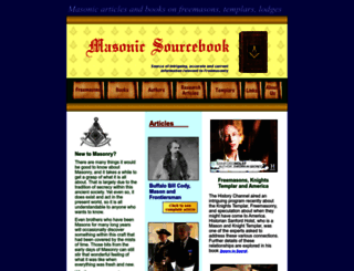 masonicsourcebook.com screenshot