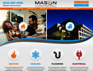 masonmechanical.com screenshot