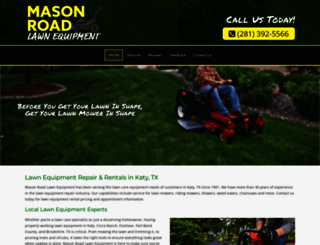 masonrdlawnequipment.com screenshot