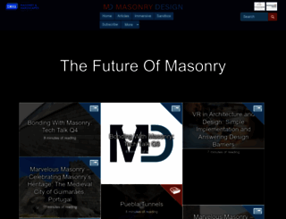 masonrydesignmagazine.com screenshot