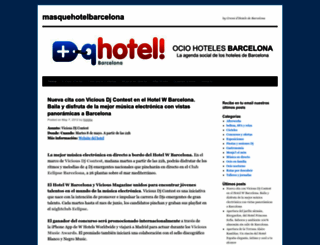 masquehotelbarcelona.com screenshot