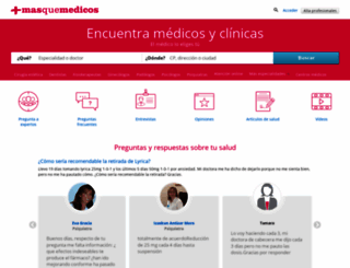 masquemedicos.com screenshot