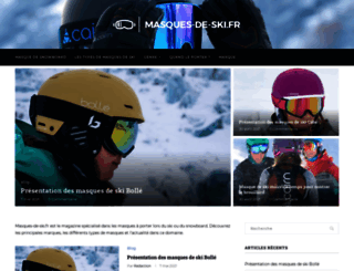 masques-de-ski.fr screenshot