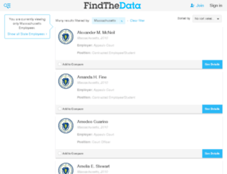 massachusetts-employees.findthebest.com screenshot