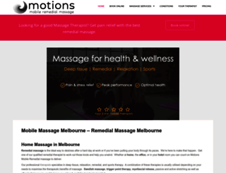 massage-melbourne.net screenshot