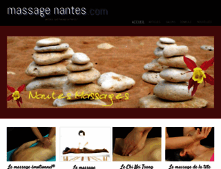 massage-nantes.com screenshot