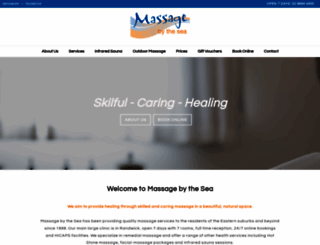massagebythesea.com.au screenshot
