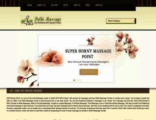 massagecenterindelhi.com screenshot