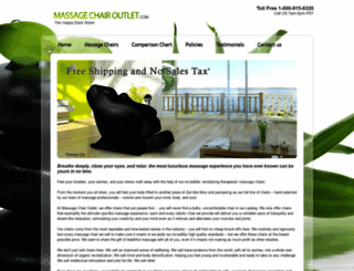 massagechairoutlet.com screenshot