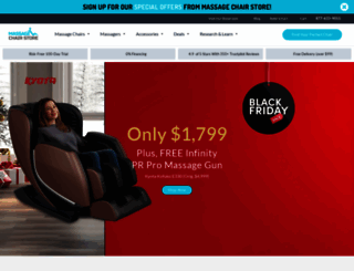 massagechairstore.com screenshot