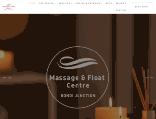 massagefloat.com.au screenshot