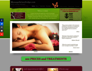massageincambridge.com screenshot
