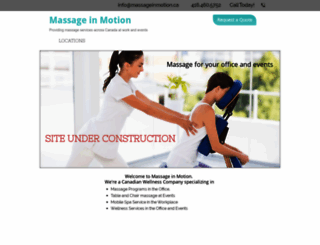 massageinmotion.ca screenshot