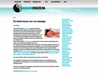 massagekeuze.nl screenshot