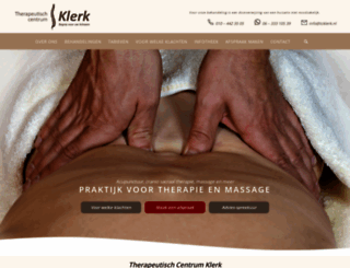 massagepraktijk-klerk.nl screenshot