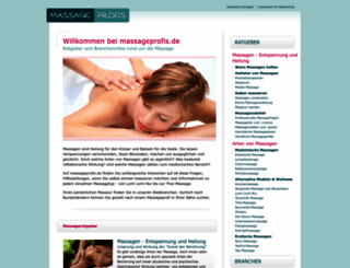 massageprofis.de screenshot