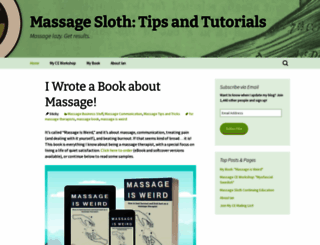 massagesloth.com screenshot