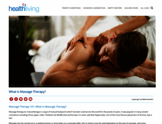 massagetherapy101.com screenshot