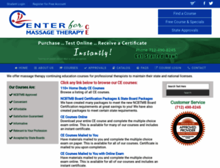 massagetherapyceu.com screenshot