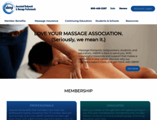 massagetherapyconnections.massagetherapy.com screenshot