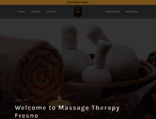 massagetherapyfresno.com screenshot
