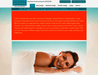 massagetherapynorman.com screenshot
