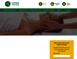 massagetherapyontario.net screenshot