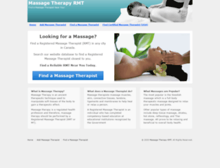 massagetherapyrmt.com screenshot