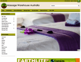 massagewarehouse.com.au screenshot