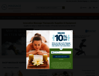 massagewarehouse.com screenshot