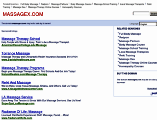 massagex.com screenshot
